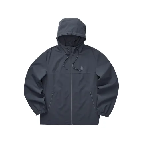 Skechers Jackets Men's Ink Gray 00W5 Hooded Moderate Other