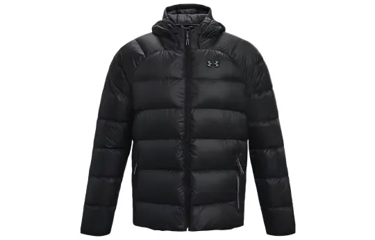 Under Armour Down Jackets Men's Black Hooded Thickened Other