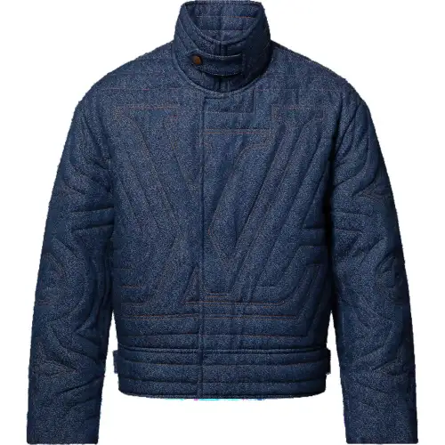 LOUIS VUITTON Quilted Denim Jacket