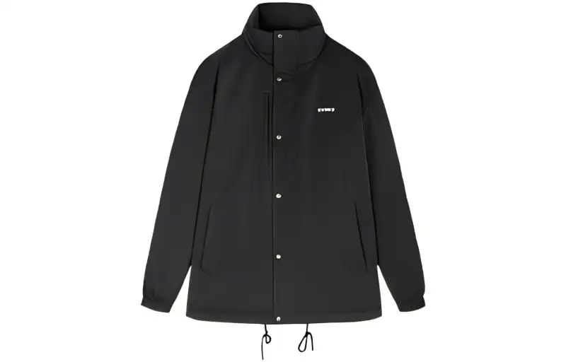 Anta Letter Stand Collar Down Jacket Men's Basic Black