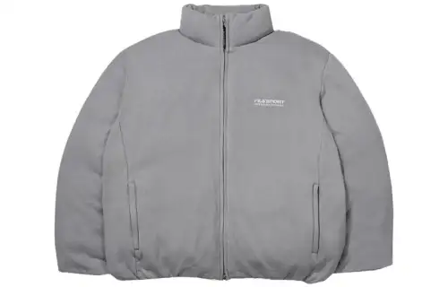 FILA Jackets Men's Gray Stand Collar Moderate Other