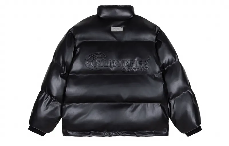 KILLWINNER Puffer Jackets Unisex Stand Collar Thickened Padded Puffer Jacket