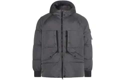 Stone Island Compass-patch puffer jacket