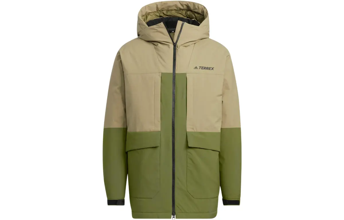 Adidas Down Jacket Unisex Dark Olive Green