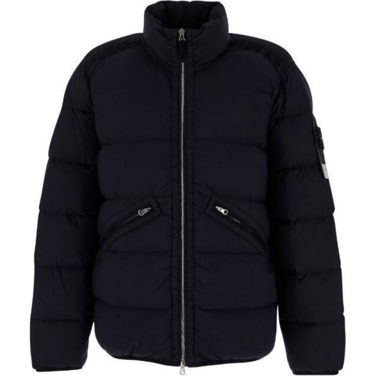 Мужская куртка STONE ISLAND FW24 Nylon Down-TC (синяя)
