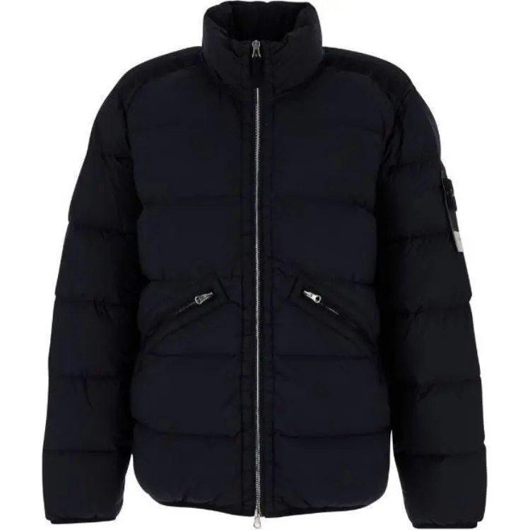 STONE ISLAND High Neck Zip Up Coat