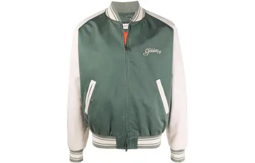 Golden Goose SS22 Baseball Jacket Men's Green