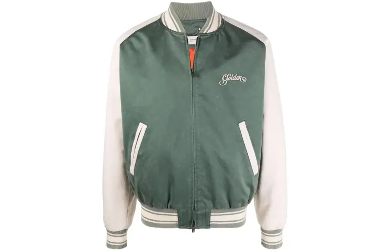Golden Goose SS22 Baseball Jacket Men's Green