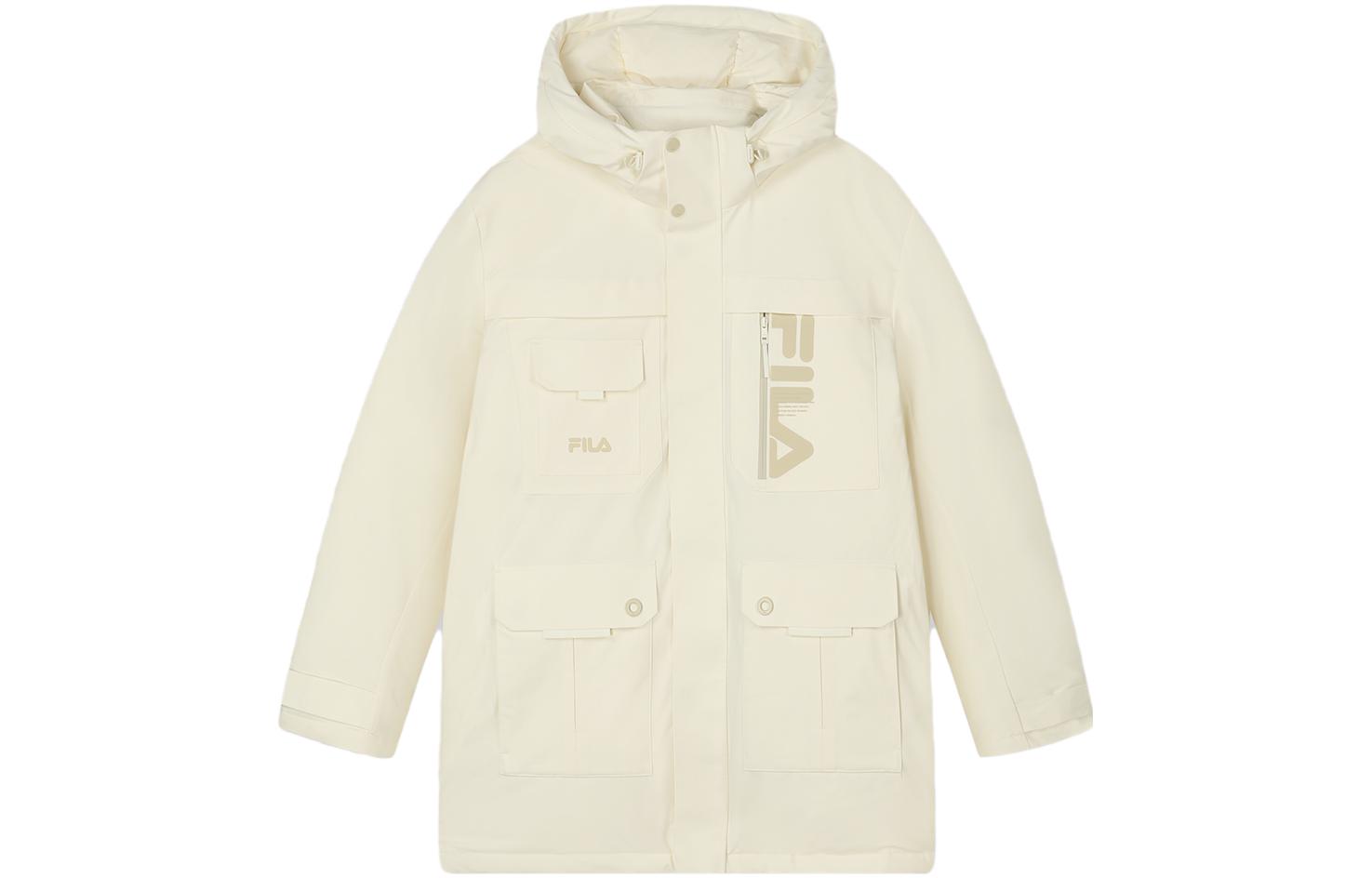 Мужская куртка Fila ORIGINALE Logo (белая)