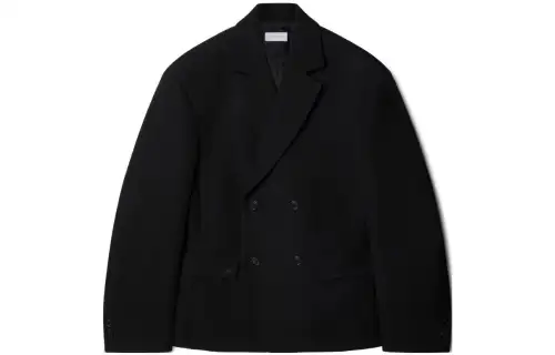 OFF WHITE Jackets Men's Black Suit Collar Moderate Other
