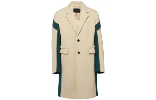 PRADA Coats Men's Beige Lapel Moderate