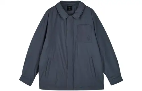 Skechers Down Jackets Men's Ink Gray/00W5 Lapel Moderate Down Jacket