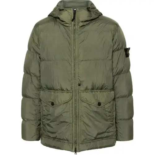 STONE ISLAND Hooded Puffer Jacket