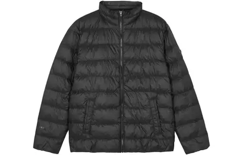 Skechers Down Jackets Men's Stand Collar Without Hood Thickened Other