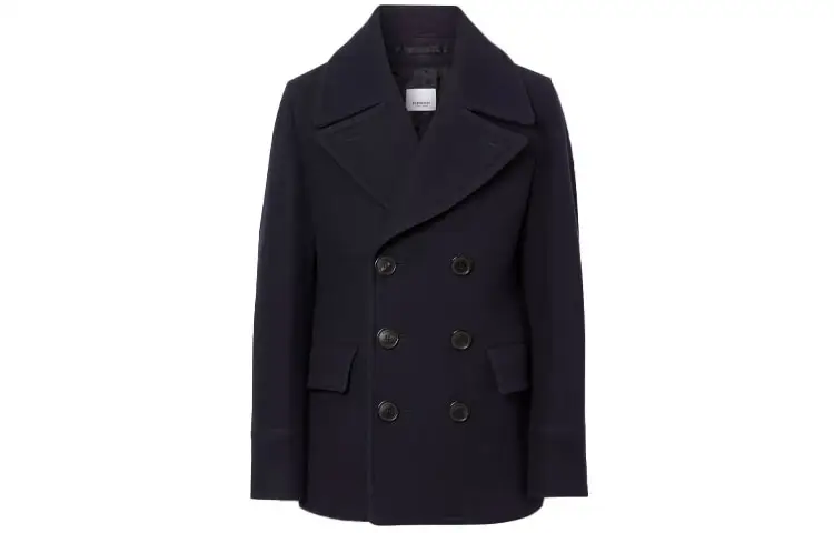 Burberry Coats Men's Marine Lapel Moderate