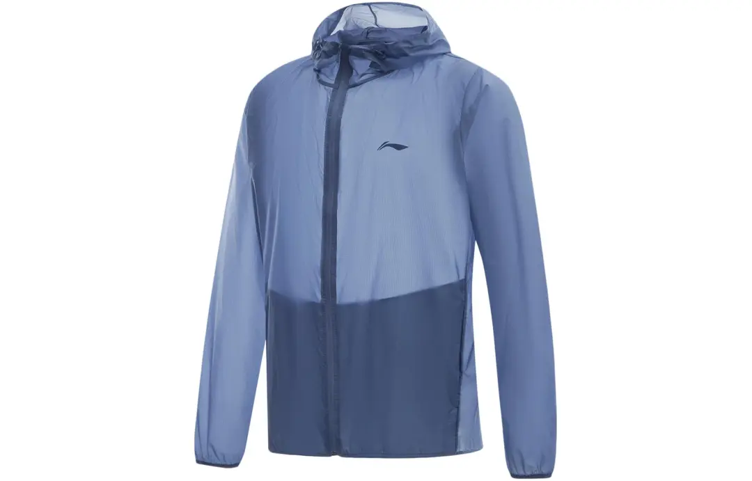 Li Ning Fitness Series Sun Protection Clothing Men's Dusty Blue