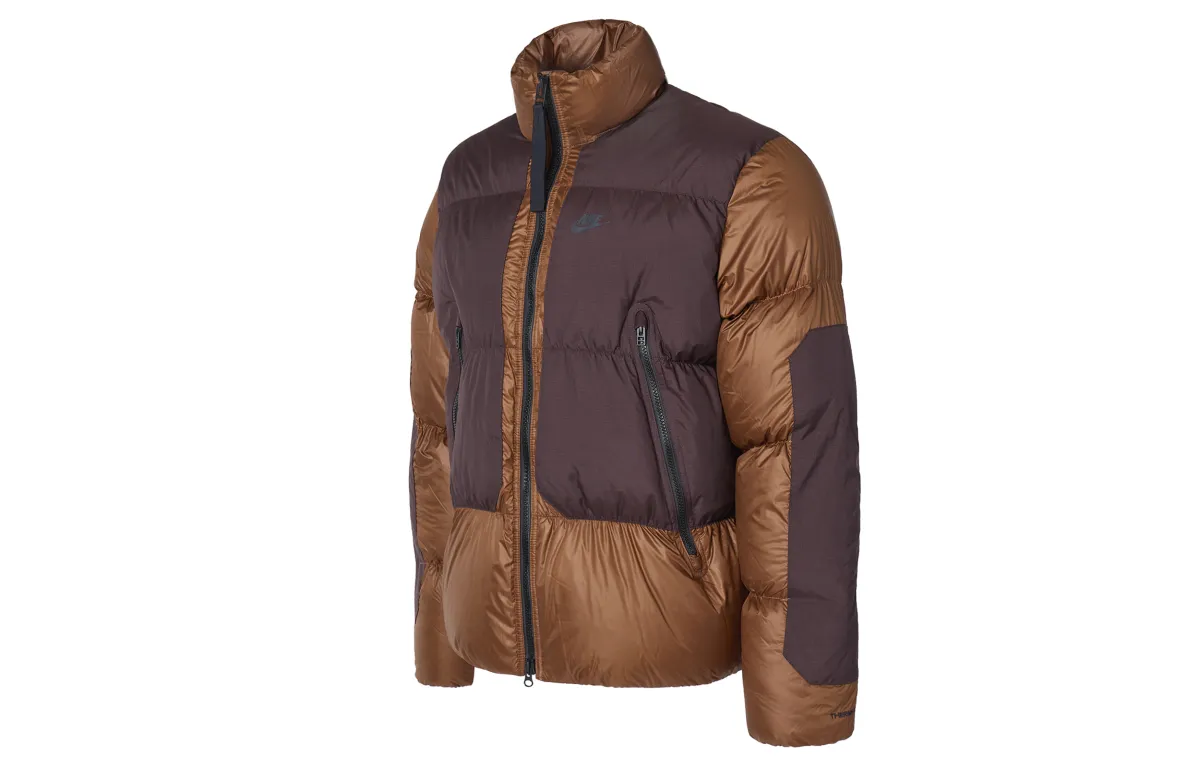 Nike Down Jackets Men's Bronze Stand Collar Moderate