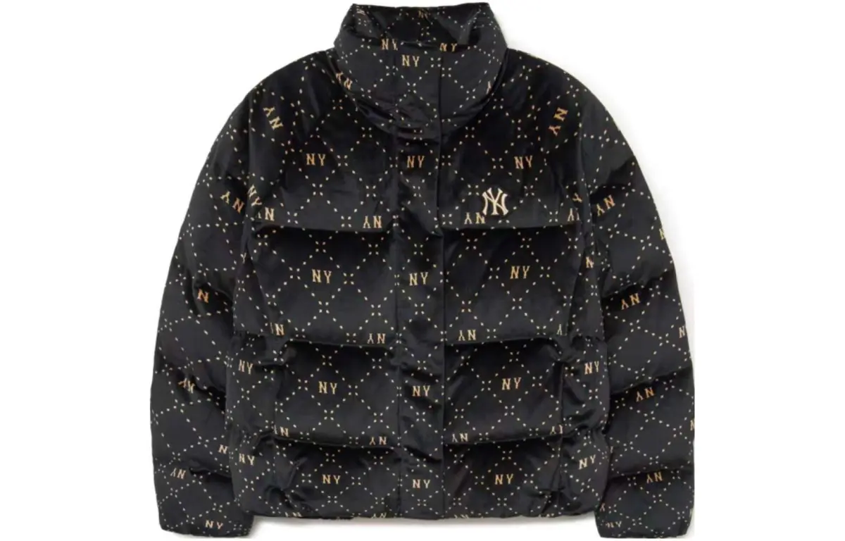 MLB Down Jacket Short Unisex Black