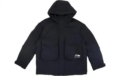 Li Ning Down Jacket Player Edition Men's Black
