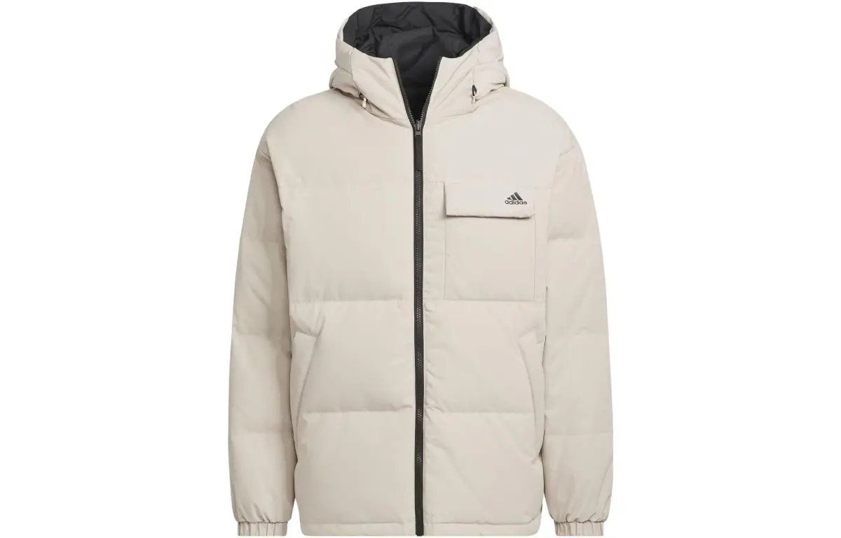 Adidas Reversible Down Jacket Down Jacket Unisex Beige