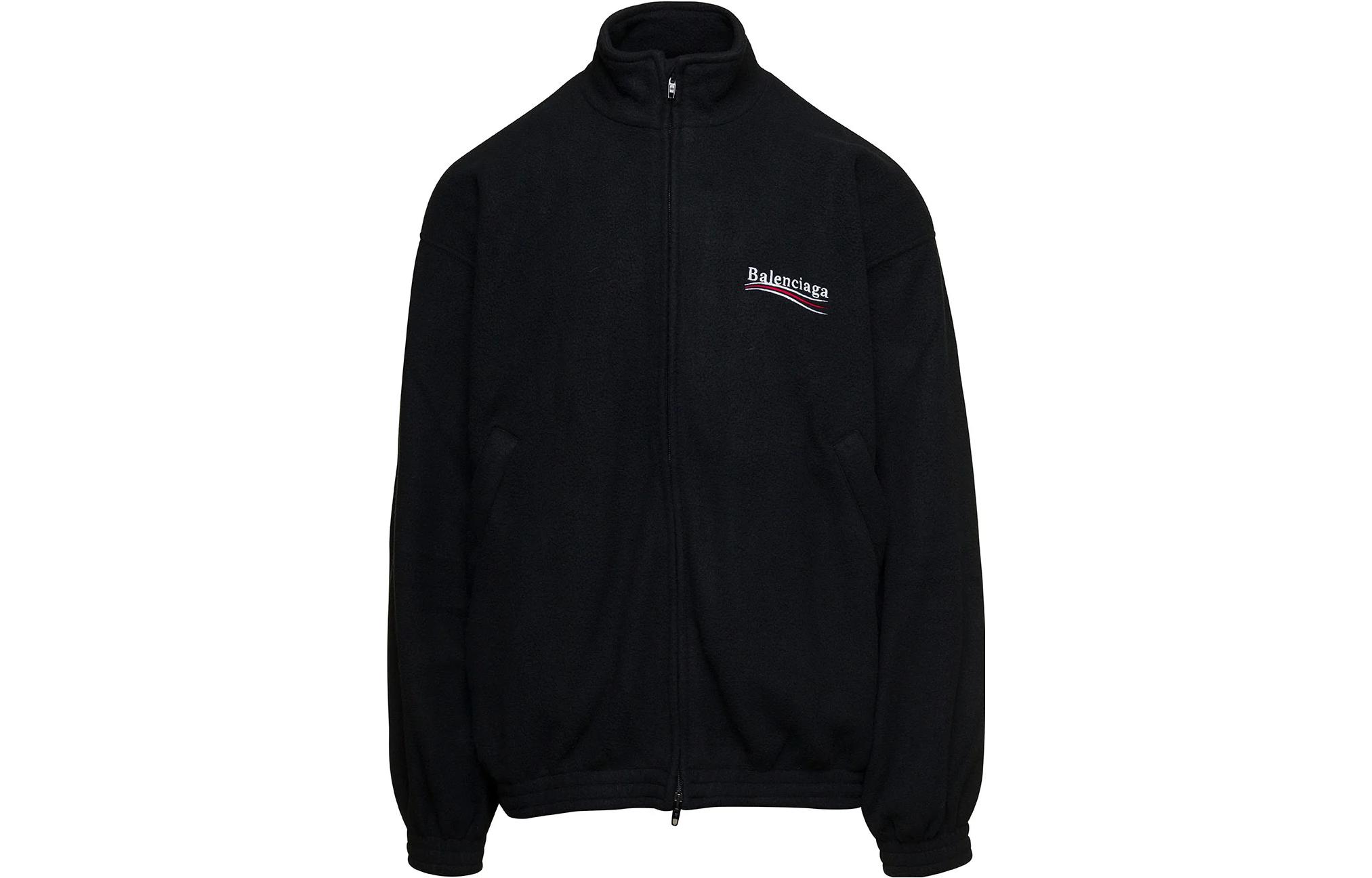 Мужская куртка Balenciaga FW23 Logo (черная)