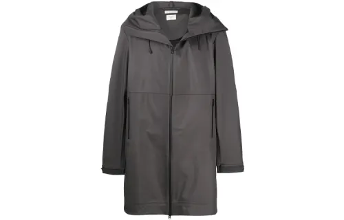 Bottega Veneta Coats Men's Gray Hooded Moderate