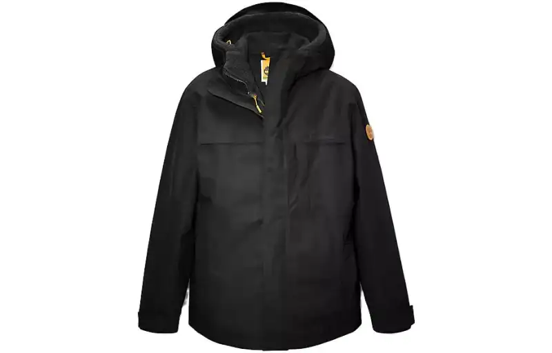 Timberland Jackets Men's Black Hooded Moderate Other