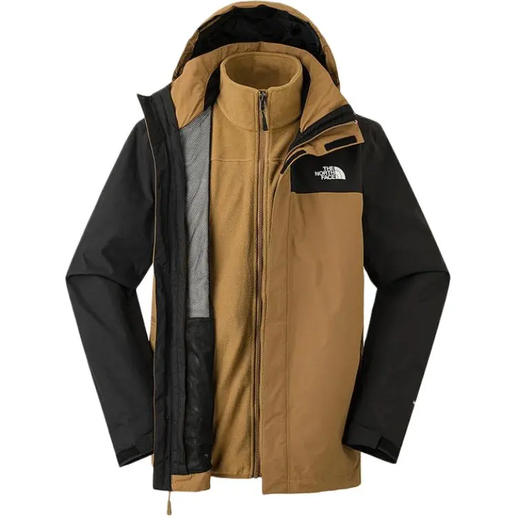 THE NORTH FACE Urban Exploration Waterproof And Windproof Windbreaker Jacket Men's Brown