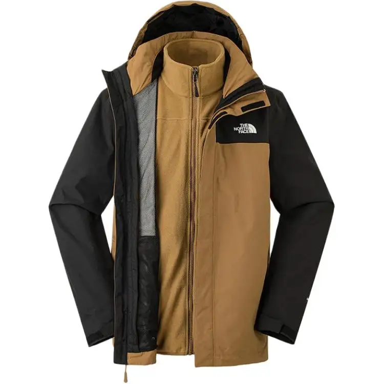 THE NORTH FACE Urban Exploration Waterproof And Windproof Windbreaker Jacket Men's Brown