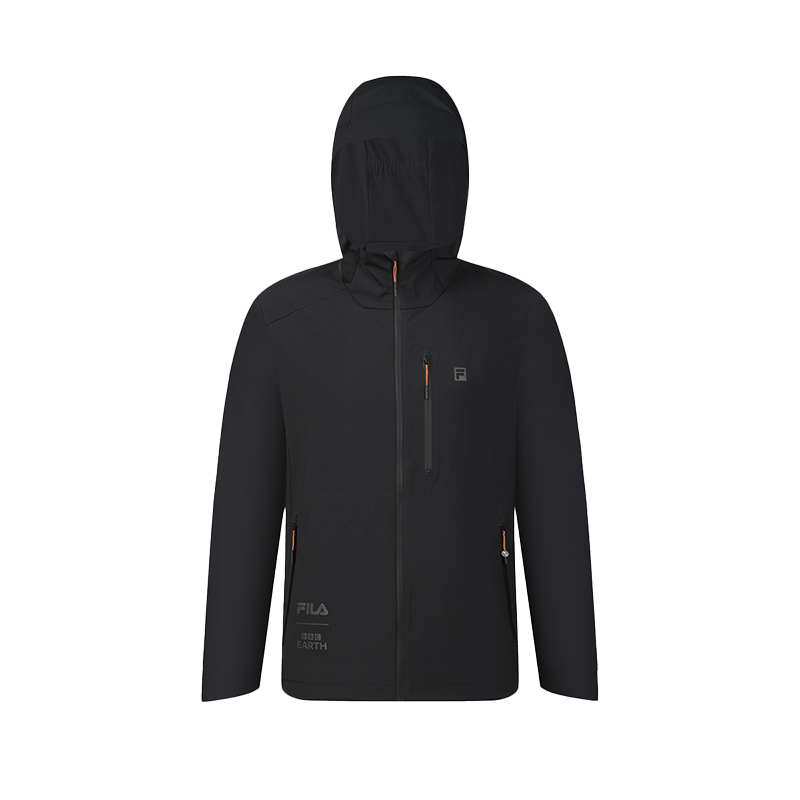 Мужская куртка Fila × BBC EARTH EXPLORER (черная)