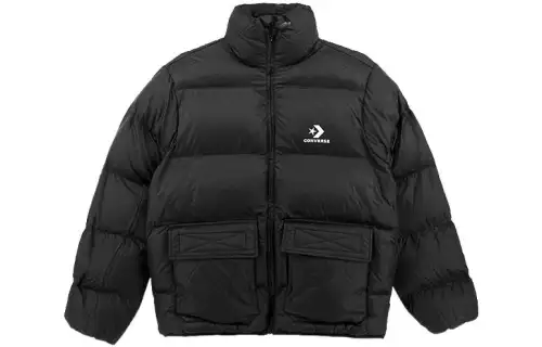 Converse PATCH POCKET Puffer Jacket Men's Black