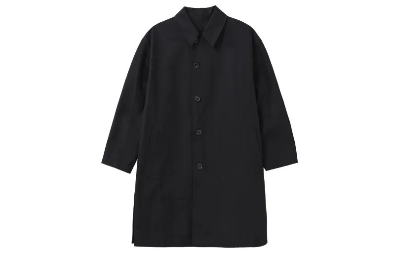 UNIQLO Coats Men's Black Lapel Moderate