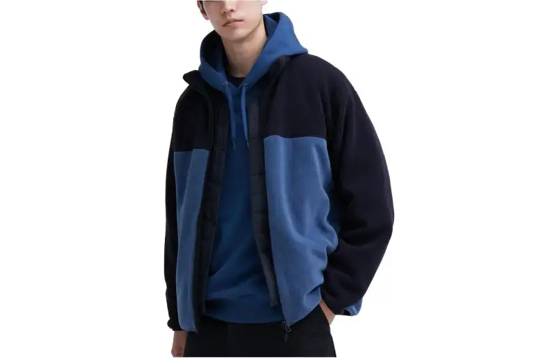 UNIQLO Velvet feel Coat Unisex Blue