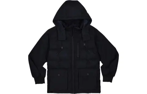 Converse Down Jackets Men's Black Hooded Moderate Other