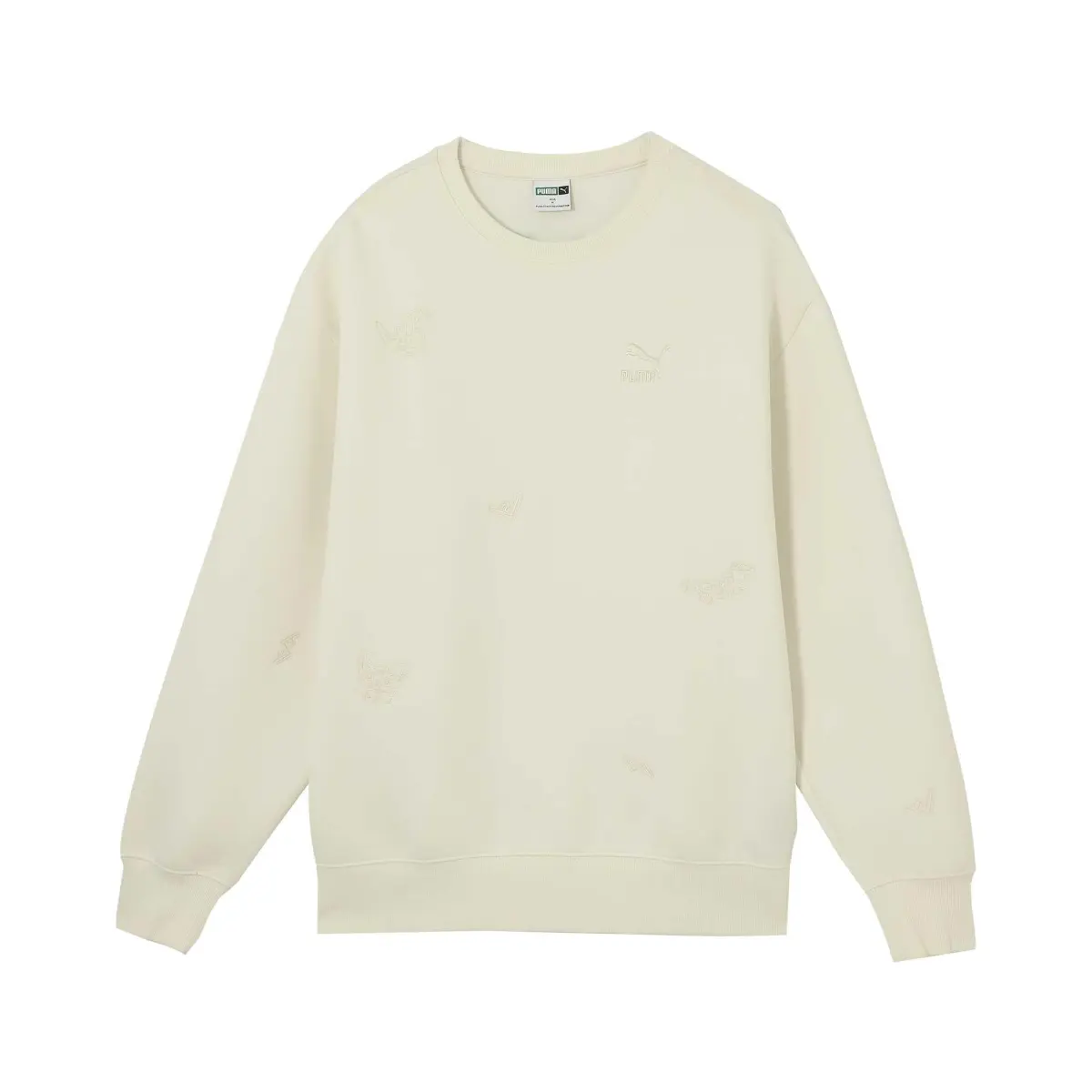 PUMA BZ GRAPHICS CREW DK Sweatshirt Unisex White