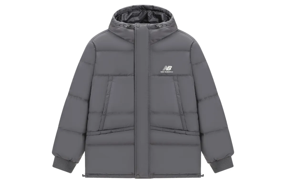 New Balance Down Jacket Standard Men's Gray