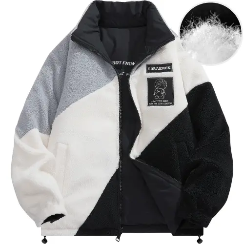 DoraemonA Down Jacket Coat Unisex Black