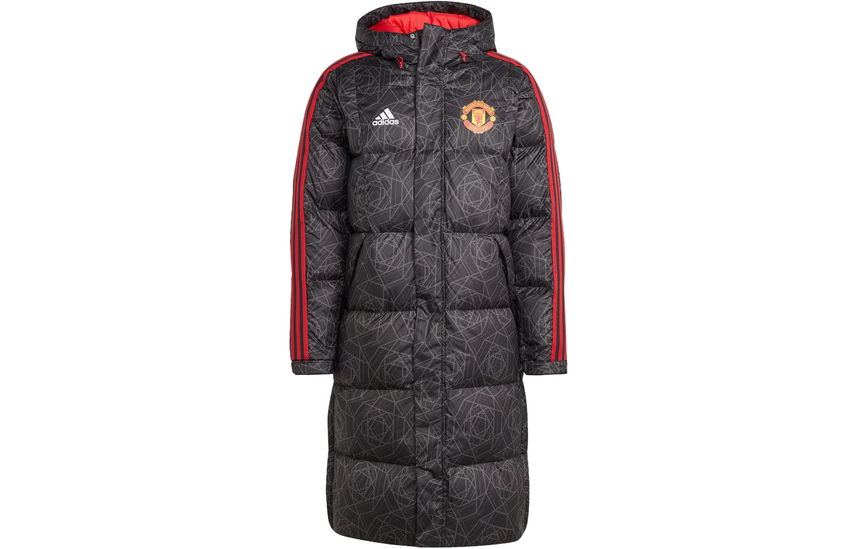 Мужская куртка adidas Manchester United Dna Down Coat (черная)
