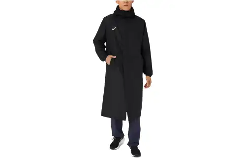 Asics TEAM COLLECTION Coat Men's Black