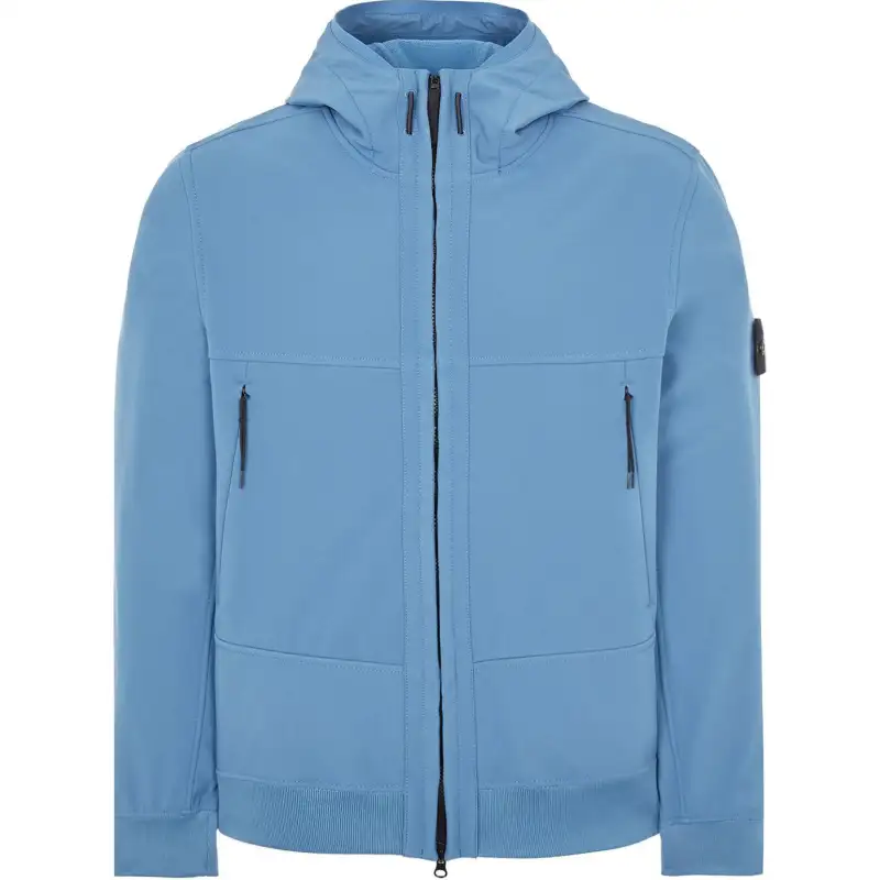 STONE ISLAND Zip-Up Hooded Jacket