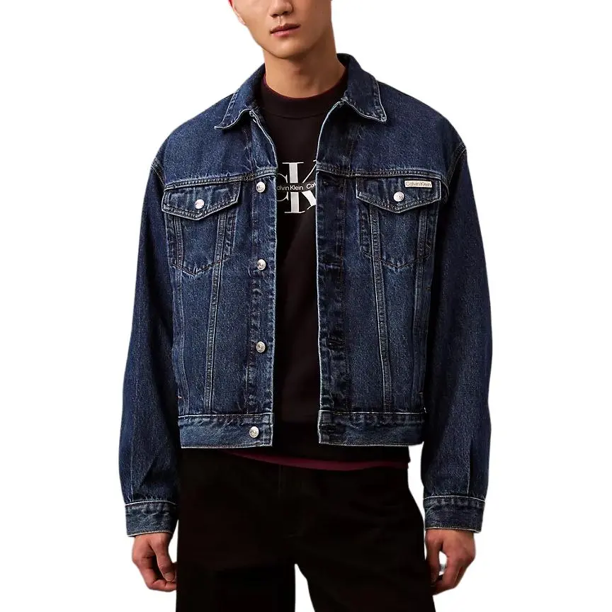 CALVIN KLEIN Denim Jacket Men's Blue