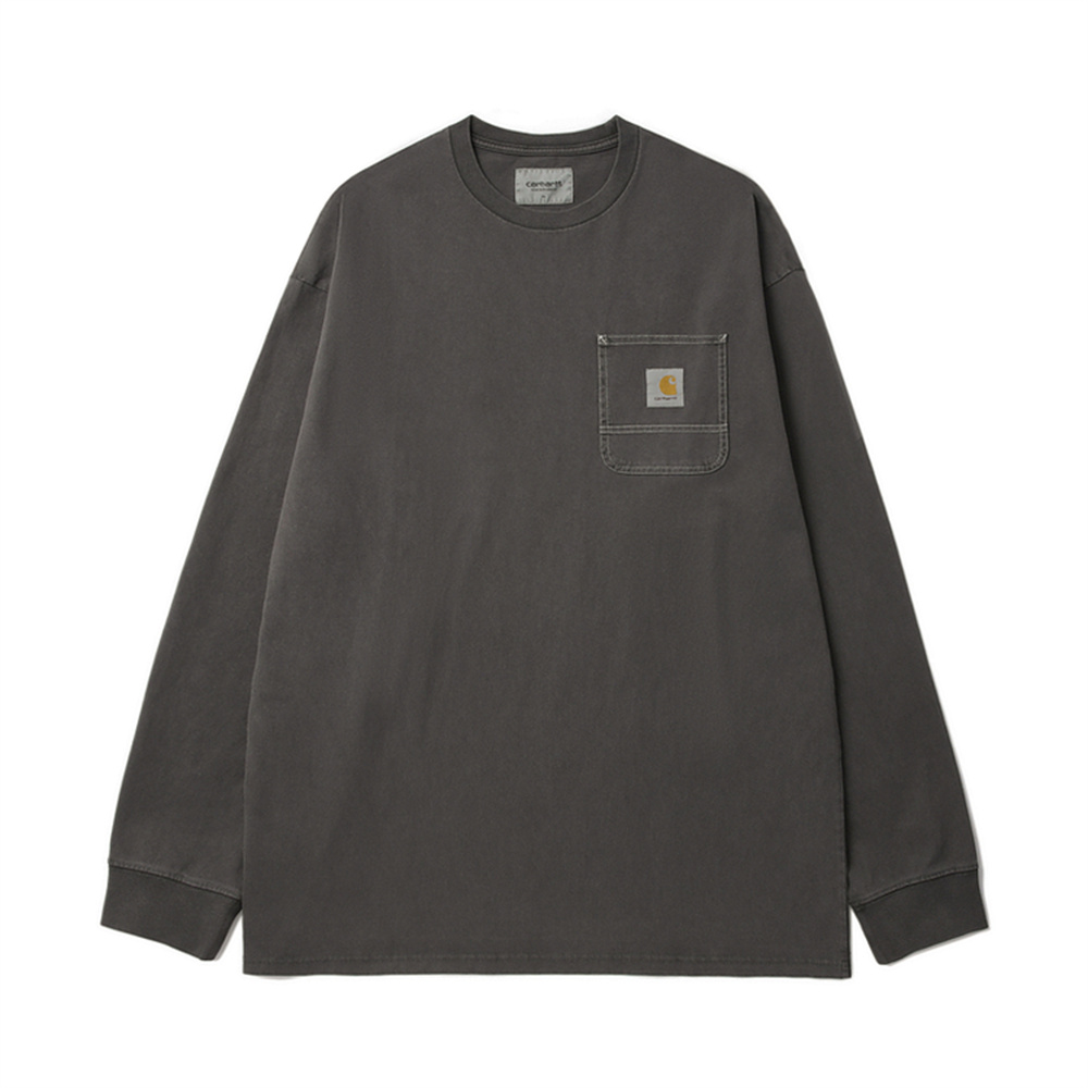 Лонгслив Carhartt WIP LOGO (темно-серый)