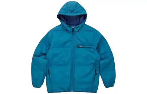 New Balance Down Jackets Men's Blue Hooded Thickened Other