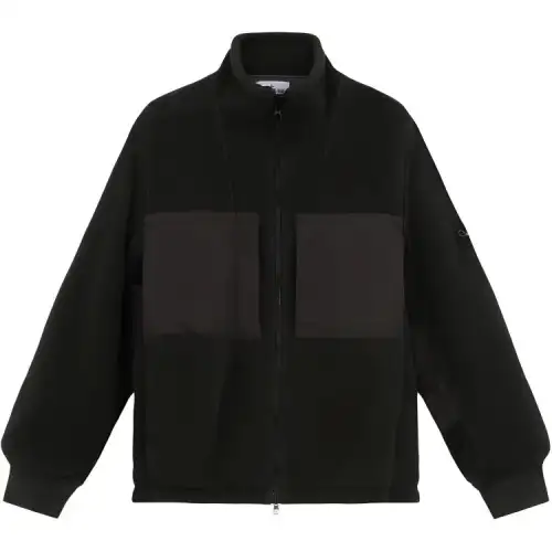 STONE ISLAND Zip-Up Fleece Jacket