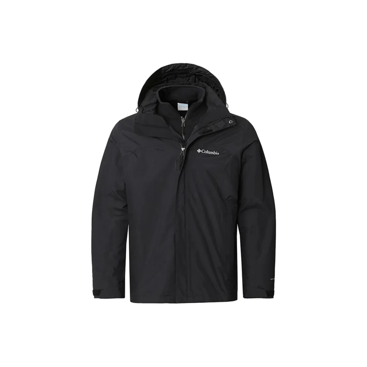 Columbia MISSION AIR Waterproof And Windproof To Keep Warm Windbreaker Jacket Men's Black