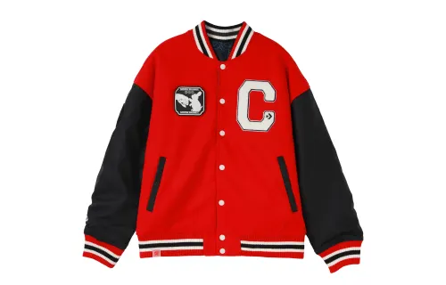 Converse CNY Baseball Jacket Men's Red