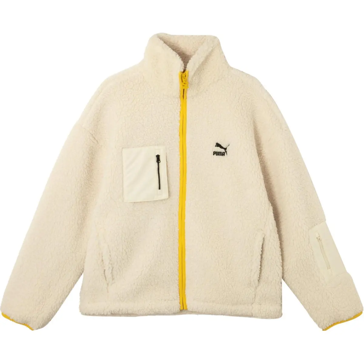PUMA FZ Velvet feel Coat Men's Ecru