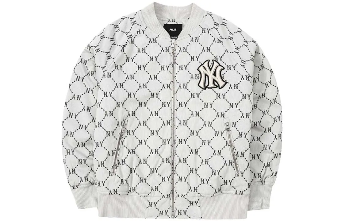 MLB Baseball Jackets Unisex White Baseball Collar Moderate