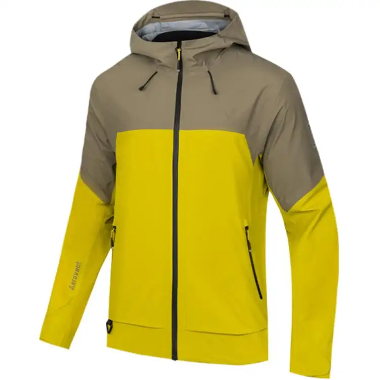 Anta Hiking Breathable Windbreaker Jacket Men's Earth Brown Yellow