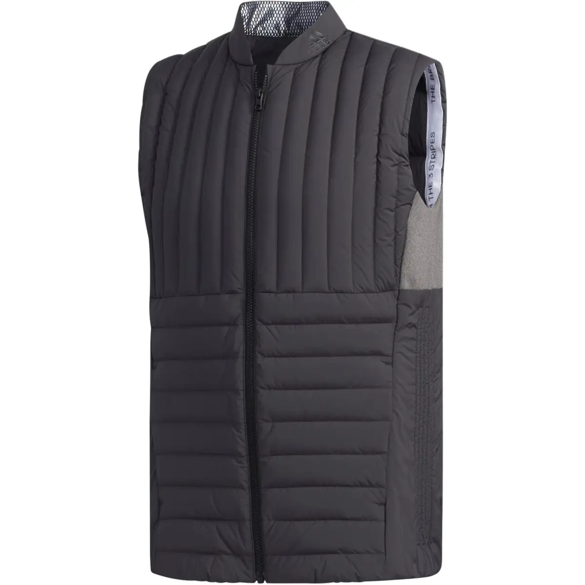 Adidas Vests Men's Black Stand Collar Moderate Other